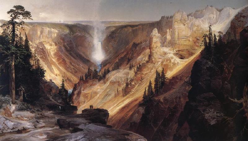Moran, Thomas The Grand Canyon of the Yellowstone Sweden oil painting art